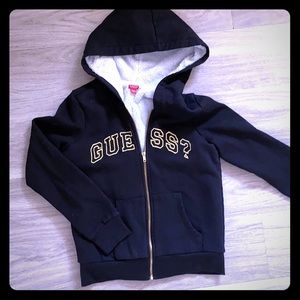 Guess zip up hoodie